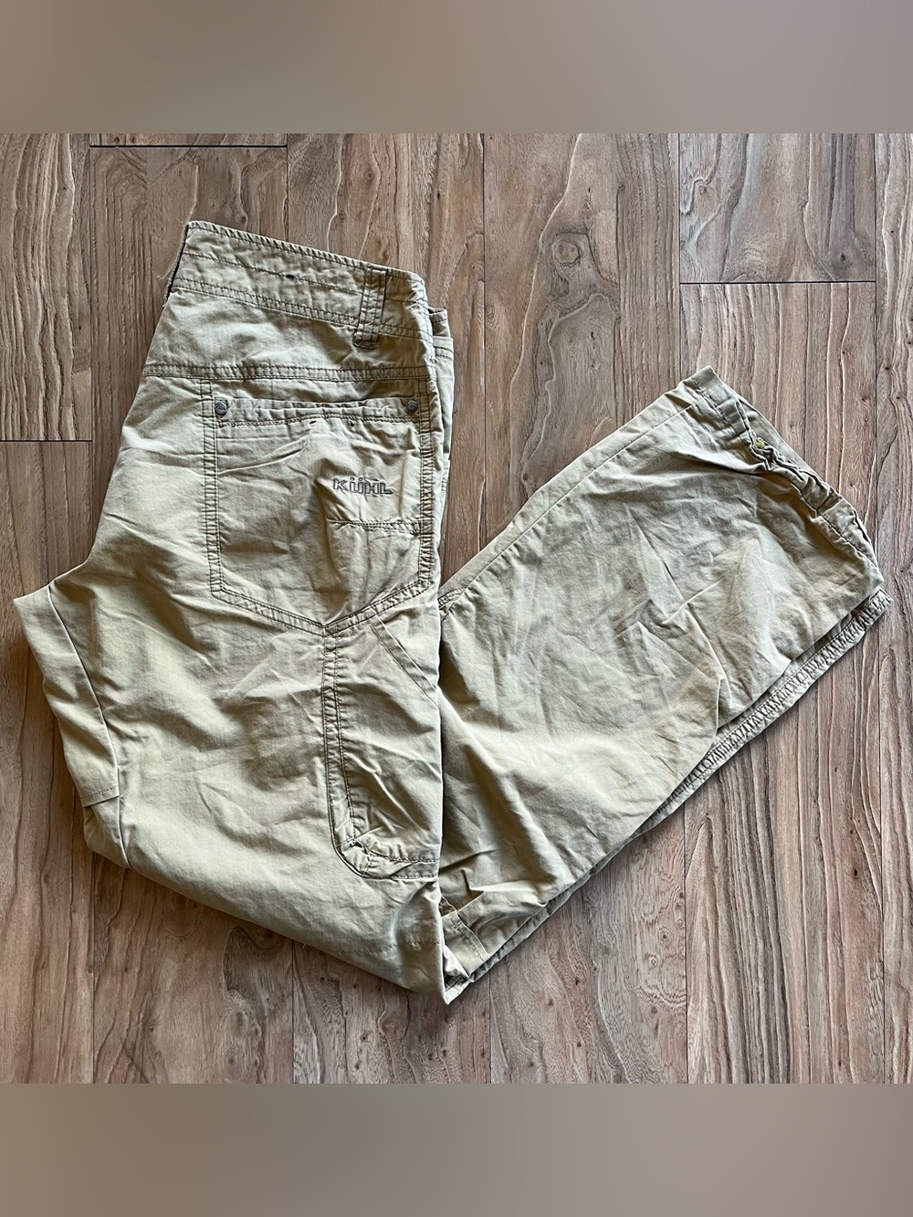 KUHL tan hiking pants